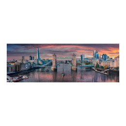 Clementoni Παζλ Panorama High Quality Collection Κατά Μήκος Του Ποταμού Τάμεση 1000 τμχ - Compact Bo