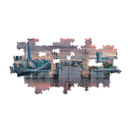 Clementoni Παζλ Panorama High Quality Collection Κατά Μήκος Του Ποταμού Τάμεση 1000 τμχ - Compact Bo