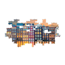 Clementoni Παζλ Panorama High Quality Collection Λαμπερό Άμστερνταμ 1000 τμχ - Compact Box