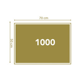Clementoni Παζλ High Quality Collection Κήπος Φίτζι 1000 τμχ - Compact Box