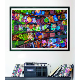 Clementoni Παζλ High Quality Collection Πλεούμενη Αγορά 1000 τμχ - Compact Box