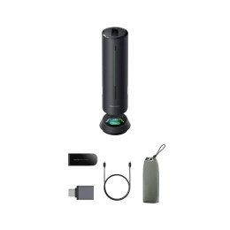 Insta360 Wave Graphite Black - ai Speakerphone for Meetings, Recordings, Podcasts, Live Streams