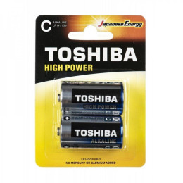 Toshiba High Power Αλκαλικές Μπαταρίες c 1.5v 2τμχ (Lr14gcp-bp-2) (Toslr14gcp-bp-2)