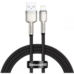 Baseus usb Cable for Lightning Baseus Cafule, 2.4a, 1m Black (Caljk-A01) (Bascaljk-A01)