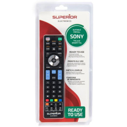 Superior Τηλεχειριστήριο Αντικατάστασης για Sony Smart Black - Plug & Play (Suptrb009) (Sprsuptrb009)