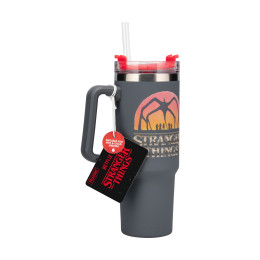 Paladone: Stranger Things 5 - 900ml Insulated cup and Straw (Pp14605st)