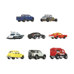 Mattel Matchbox - '78 Dodge Monaco Police Vehicle set of 8 (Jct90)