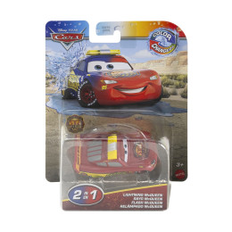 Mattel Disney Cars: Color Changers - Rescue Lightning Mcqueen Vehicle (Jbm69)