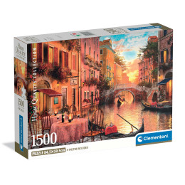 Clementoni Παζλ High Quality Collection Βενετία 1500 τμχ - Compact Box