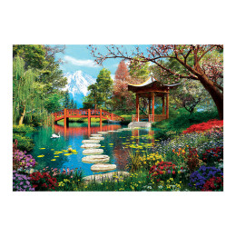 Clementoni Παζλ High Quality Collection Κάστρο Χιμέτζι Την Άνοιξη 1000 τμχ - Compact Box