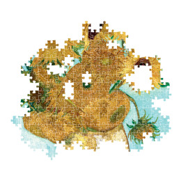 Clementoni Παζλ Museum Collection Vincent Van Gogh: Βάζο με 15 Ηλιοτρόπια 1000 τμχ - Compact Box