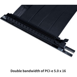 Lian li Pcie 5.0 Riser Cable 200mm - Black