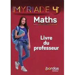 Myriade Maths 2021 Livre du Professeur 4th ed
