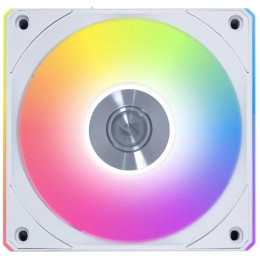 Lian li uni rgb fan cl Wireless 120mm Reverse Blade White - (3pcs) - w/ Controller - Static Pressure