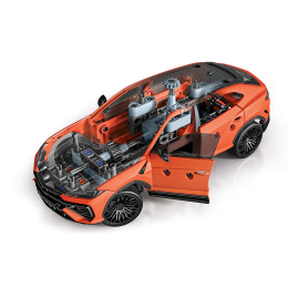 Μαθαίνω Και Δημιουργώ Build Εκπαιδευτικό Παιχνίδι Εργαστήριο Μηχανικής Lamborghini Urus SE Για 8+ Χρ