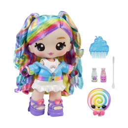 Mga Yummiland: lip Gloss Doll - Skyler Rainbow Belt, With diy lip Gloss kit (121022)