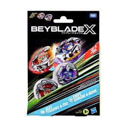 Hasbro bey Blade x:  Dual Pack -  Beat Tyranno Knife Shinobi (G1542)