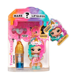 Mga Yummiland: lip Gloss Doll Series 2- Cotton Candy (Nia Candy Fluff) (546085)