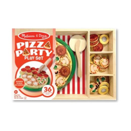 Melissa & Doug Pretend Play: Wood - Pizza Party (6074863)