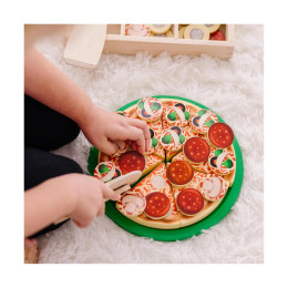 Melissa & Doug Pretend Play: Wood - Pizza Party (6074863)