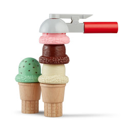 Melissa & Doug Pretend Play: Wood - Scoopstick Icecream Cone (6074871)