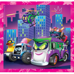 Clementoni Παιδικό Παζλ Super Color Batwheels 3x48 τμχ