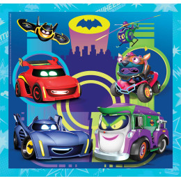 Clementoni Παιδικό Παζλ Super Color Batwheels 3x48 τμχ