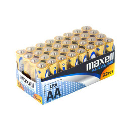 Αλκαλική Μπαταρία Maxell Alkaline Lr6/aa Alkaline Battery 32τμχ (M49025aa) (Max49025aa)