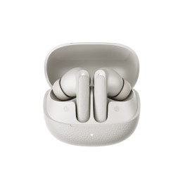 Qcy Buds anc Cream Grey (Ht15) - 45db anc tws Earbuds 35h 5 mic Enc, ear-Canal Adaptive Tech,