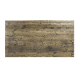 BISTRO ΤΡΑΠΕΖΙ BAR 120X65X108εκ. ΜΑΥΡΟ ΜΕΤΑΛΛΟ-ΞΥΛΟ