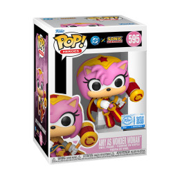 Funko Pop! Heroes dc: Justice League & Sonic - amy Rose as Wonder Woman #595 Vinyl Figure