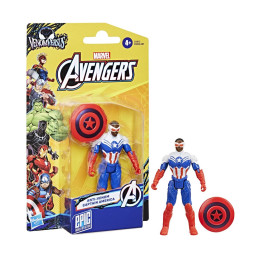 Hasbro Avengers: 4in Evergreen Figure -  Evergreen Venom cap sw (G1813)