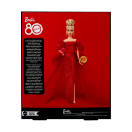 Mattel Barbie: Mattel 80th Anniversary Barbie Doll (Jbj17)