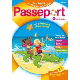 Passeport Maternelle - de la Petite a la Moyenne Section (3-4 Ans) Cahier de Vacances 2025