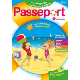 Passeport Maternelle - de la Moyenne Section a la Grande Section (4-5 Ans) Cahier de Vacances 2025