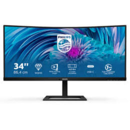 Philips e Line 346e2cuae qhd va Curved Monitor 34" With Speakers (Phi346e2cuae)