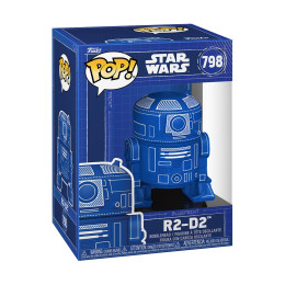 Funko Pop! Star Wars: Star Wars - r2-d2 Blueprint #798 Vinyl Figure