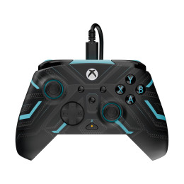 Pdp: Rematch - Wired Controller [For Xbox, pc] (Glow in the Dark) (Color: Titan Steel)