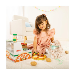 Melissa & Doug Pretend Play: Wood - top Bake Pizza Counter (6074890)