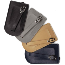 Σετ 2 Eτικέτες Αποσκευών BENZI Γκρι BZ5843