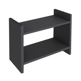 Ραφιέρα Κουζίνας Denver Megapap Χρώμα Ανθρακί 34x10x30εκ.