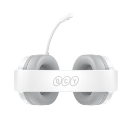 Qcy Heroad V200 Wireless Quad White - Bluetooth & Wifi & usb-a & usb-c rgb Gaming Headset Ps4/ps5/pc