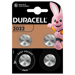 Duracell Cr2032 Dl2032 Ecr2032 4bl Mini Lithium Battery (Dur17983)