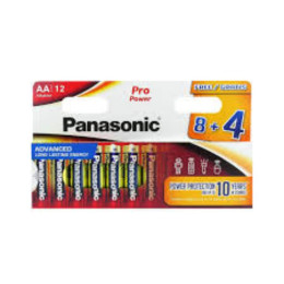 Panasonic Alkaline pro Power Lr6/aa (Blister) - 12 pcs (Pan20635)