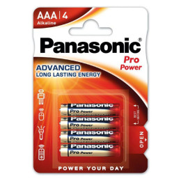 Panasonic Alkaline pro Power Lr03/aaa (Blister) (Pan15587)