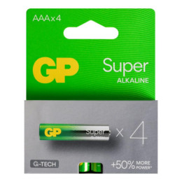 Gp Super Alkaline g-Tech Lr03 / aaa Alkaline Battery (Gpb20333)
