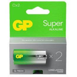 Gp Super Alkaline g-Tech Lr14/c Alkaline Battery (Gpb20298)