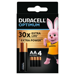 Duracell Optimum lr6 aa Alkaline Battery (Blister) (Dur19534)