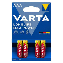 Varta max Power 4703 (Max Tech) Batteries - 4 Pieces aaa / Lr03  (Vart20633)