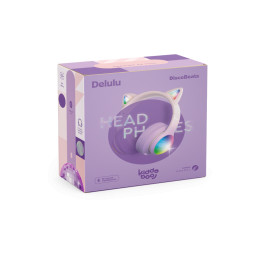 Kiddoboo Delulu Bluetooth Headphones DiscoBeats Pink